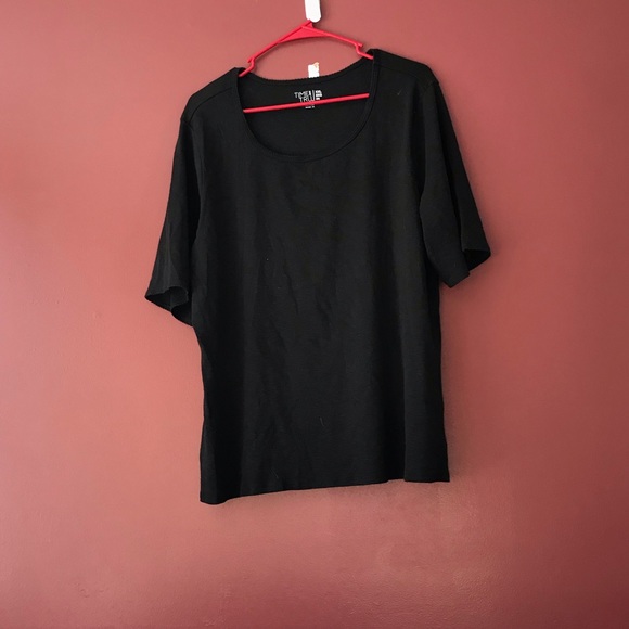 Time and Tru Tops - FREE in $30 bundle - Time and Tru Black Shirt XXL